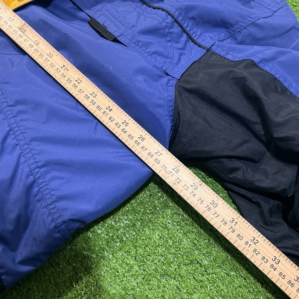 Vintage Ski Jacket XL Removable Fleece Lining 3 In 1 90s Snowboard Mobius Blue‎